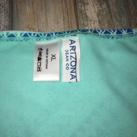 NWT Arizona Jeans Co Blue Bikini Bottoms - Picture 4 of 5